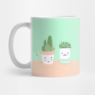 Mr. & Mrs. Cacti Mug